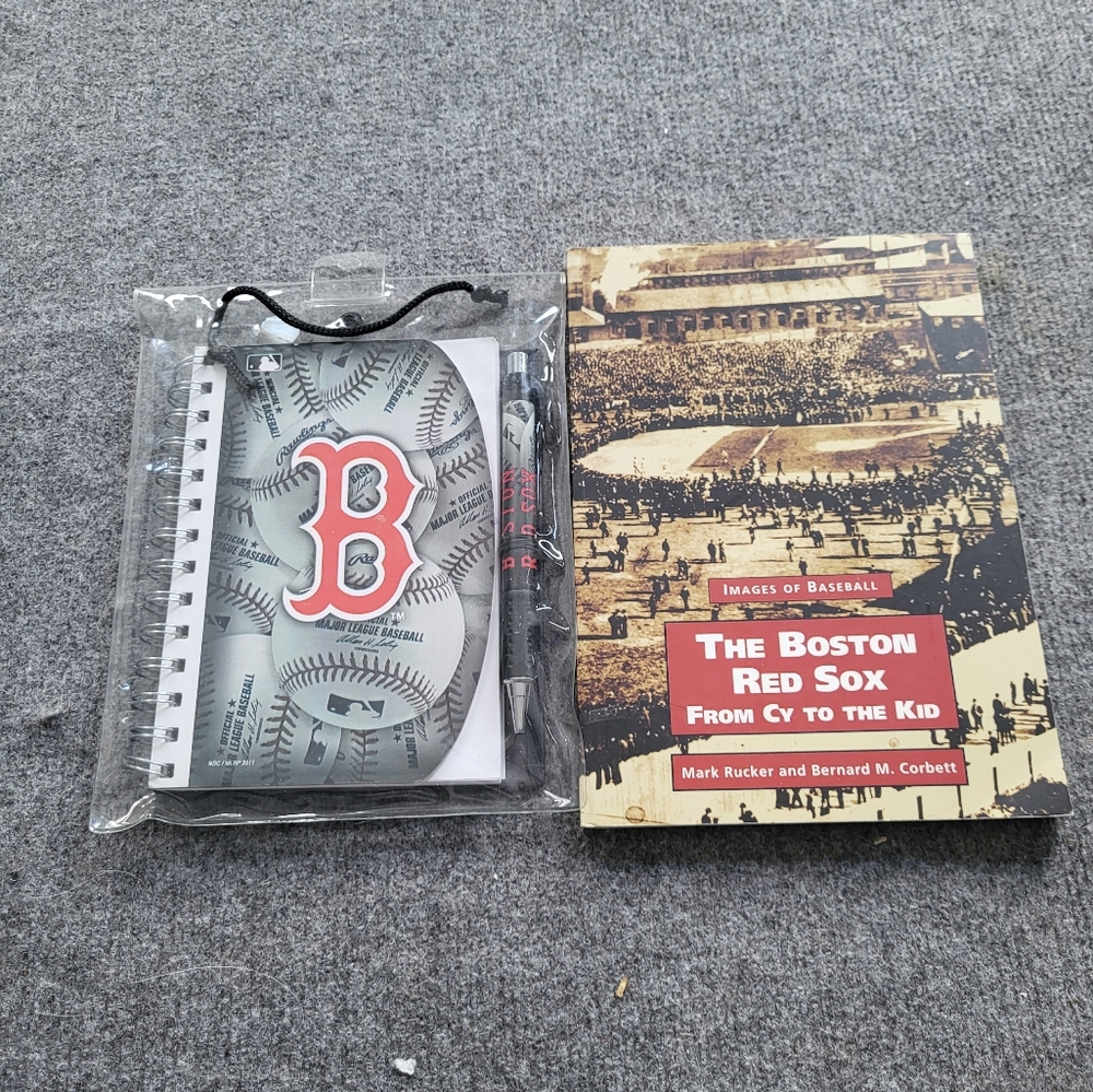 Boston Red Sox Notebook and Pen Set